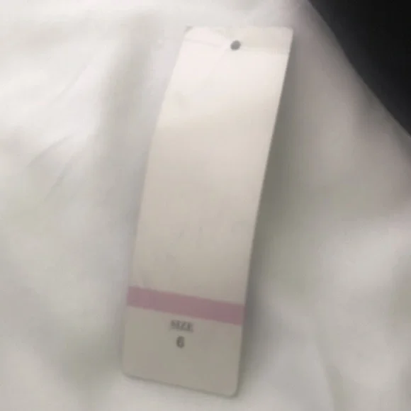 NWT Chetta B sleeveless Little black dress with side belt attached to tie - Picture 5 of 9